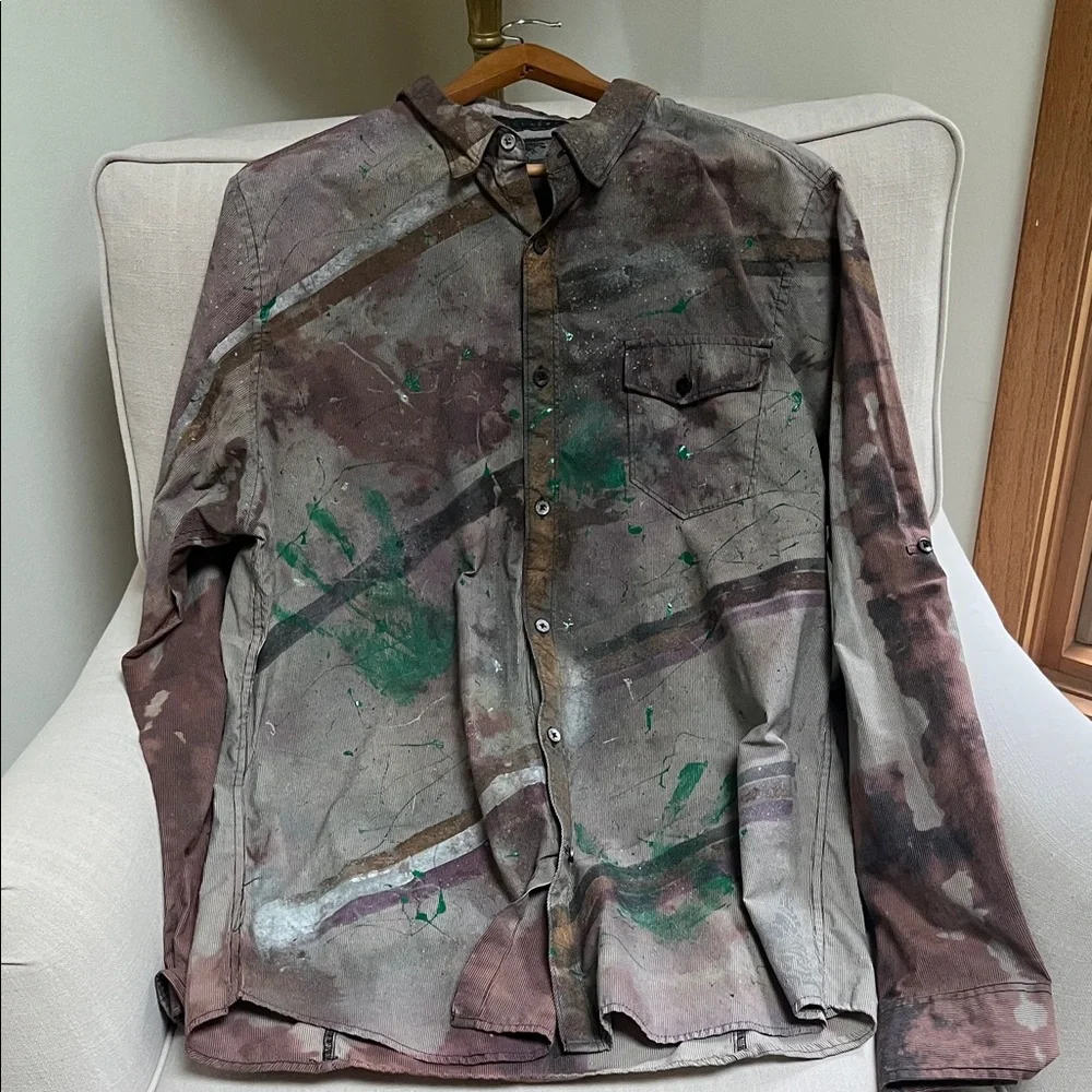 Billabong Camo Casual Button Down Shirt - Picture 2 of 7